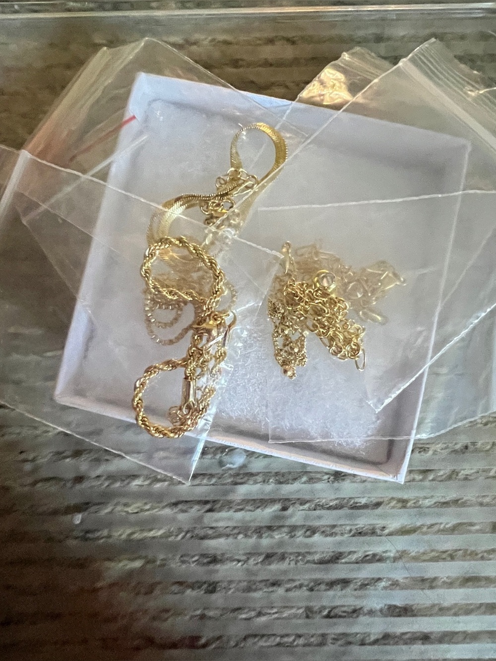Set of 6 non tarnishable 7 to 9 inch bracelets depending on the link you choose.